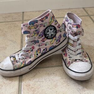Converse Kids High-Tops - super cool car print